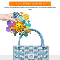 Giostrina Arco per Neonati con Suono e Morsetti Regolabili Giocattolo Educativo