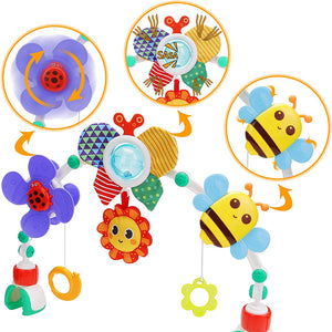 Giostrina Arco per Neonati con Suono e Morsetti Regolabili Giocattolo Educativo