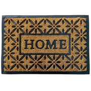 Zerbino rettangolare in fibra di cocco con scritta Home misura 40 cm x 60 cm
