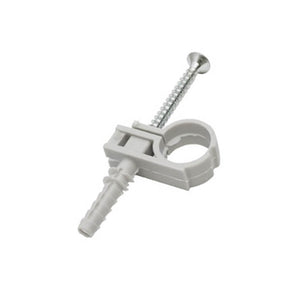 Collare nylon completi con viti per tubi rame