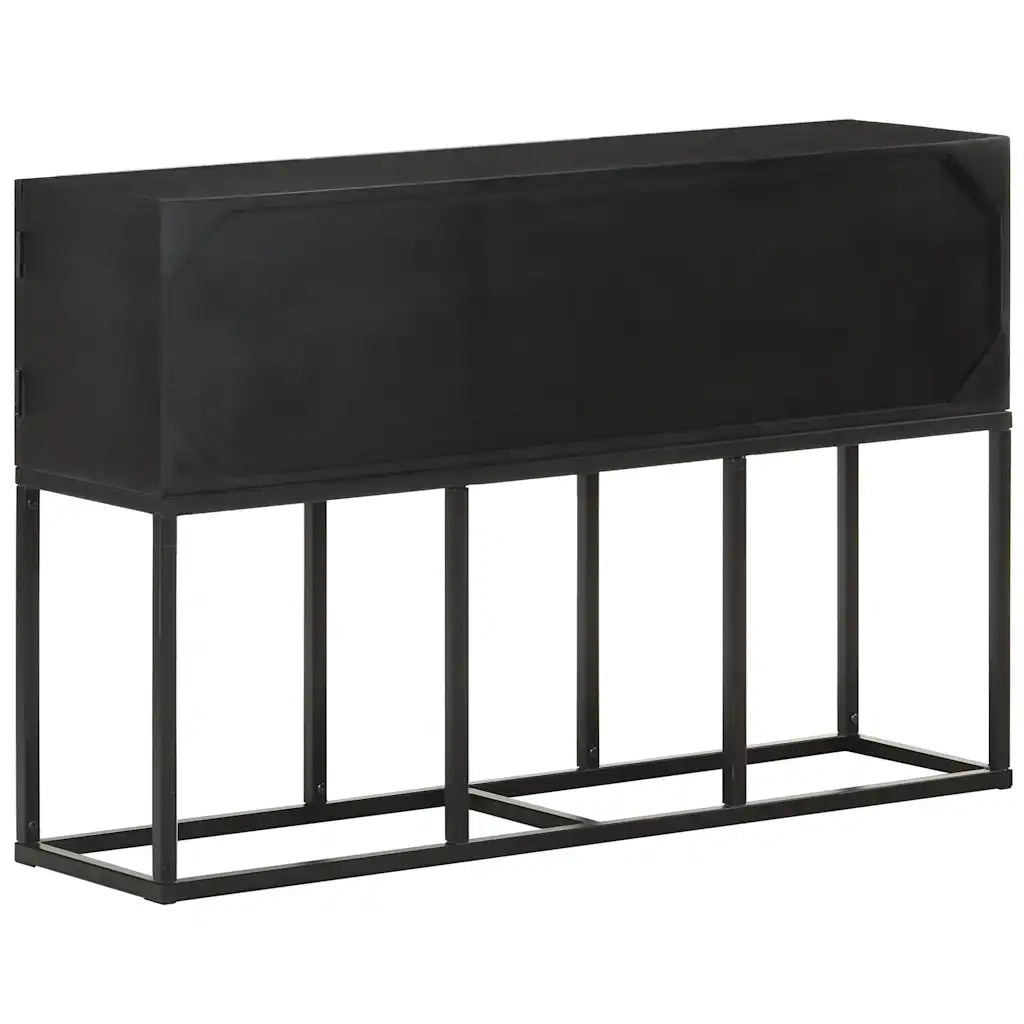 Credenza-Buffet-Armadio da cucina 115x30x76 cm in Legno Massello di Mango 706569