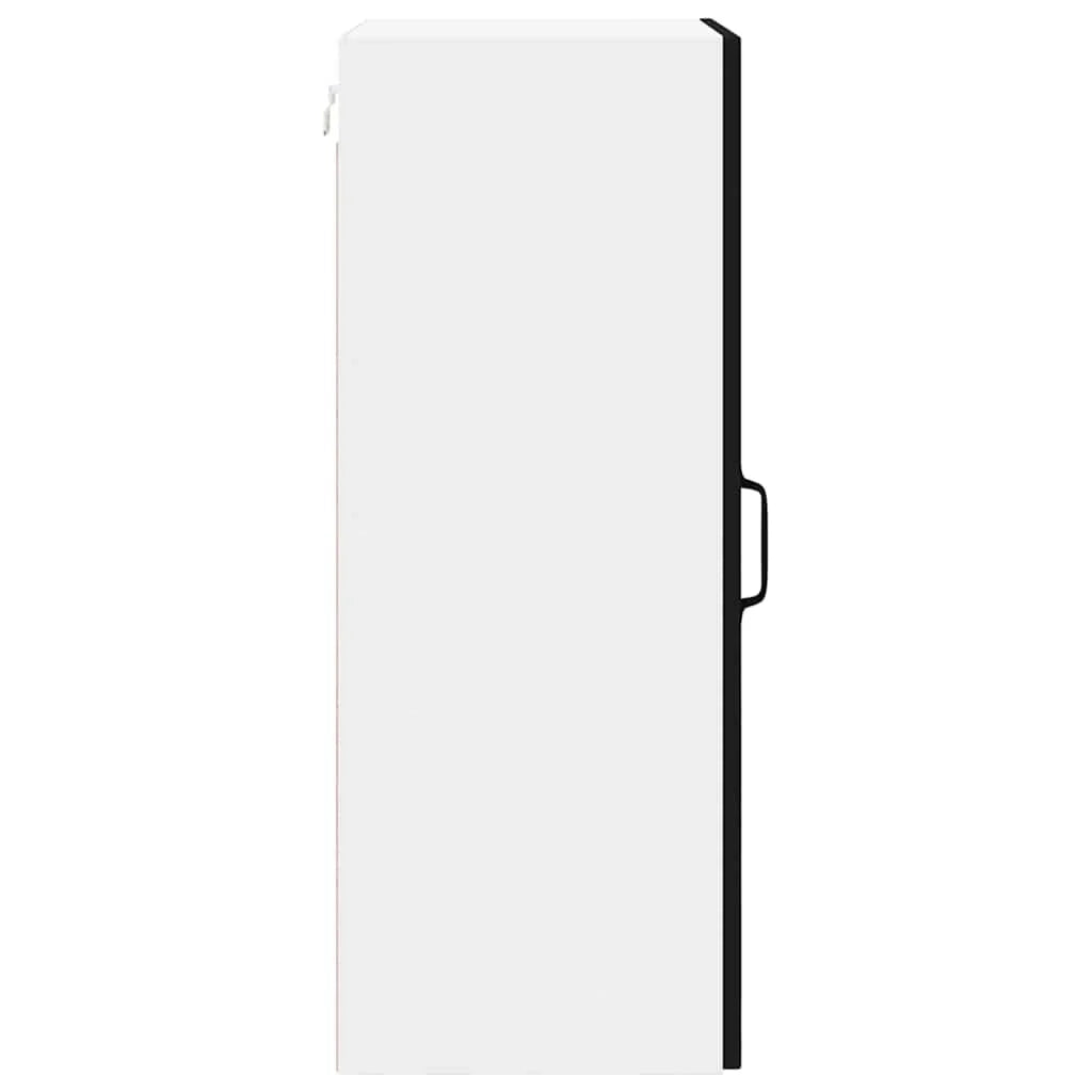 Mobile da cucina moderno ed elegante con pratico spazio contenitivo 40 x 31 x 80 cm legno composito nero 02_0054043