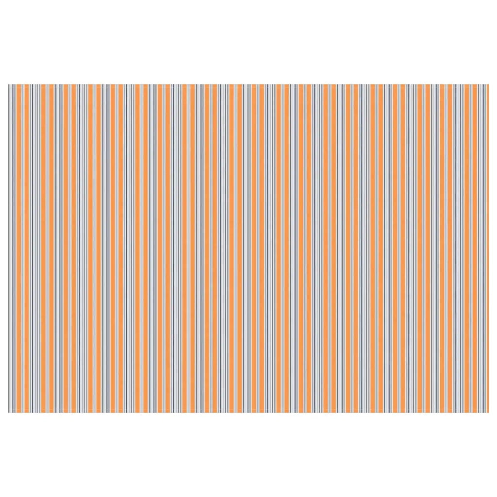 Telo di ricambio per tenda da sole Blu e Arancione 400 × 350 cm 3444324