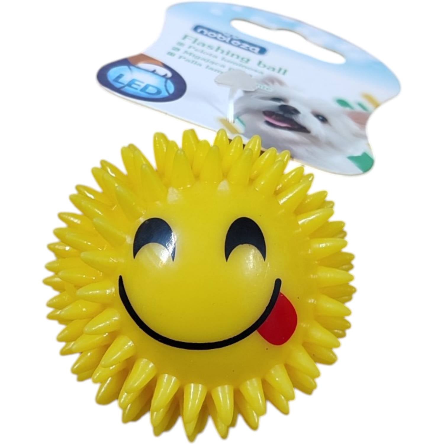 GIOCO PER CANI PALLINA APPUNTITA CON LUCI LED