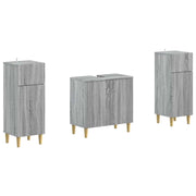 Set di Armadi da Bagno da 2 Pezzi ARNHEM Sonoma grigio 3418014