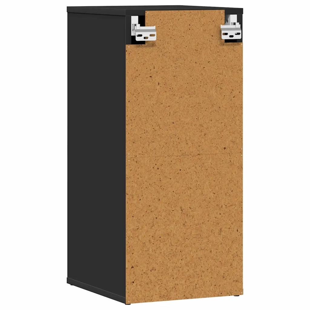 Scarpiere 2 pz-Set di 2 Scaffale per scarpe Nere 32x35x70 cm in Truciolato