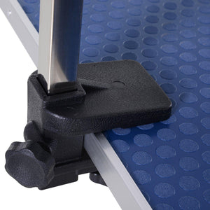 Cuccia per Cani a Casetta 83,5x54x82,5 cm in in Legno di Pino Grigio e Bianco