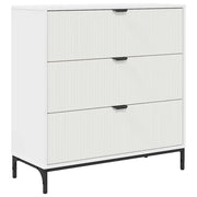 Credenza | Madia | Buffet da pranzo | Armadio da pranzo Bianco 79,5 x 33 x 82 cm Legno multistrato