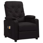 Poltrona Massaggiante Elettrica Nera in Similpelle 3098870