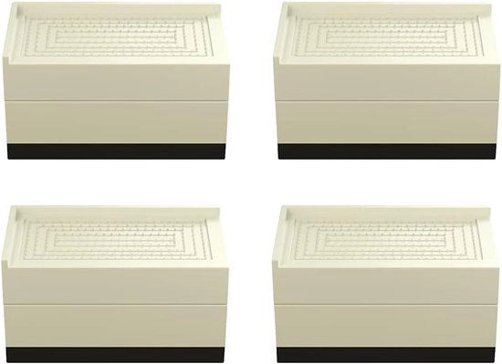 Altezza del letto per tavolo, sedia, divano - 4 pezzi - 15 cm regolabile - 115 x 6 x 75 cm