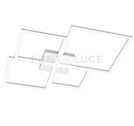 FOUR SQUARES APPLIQUE-PLAFONIERA 90 CM. BIANCO 1162-90-BI
