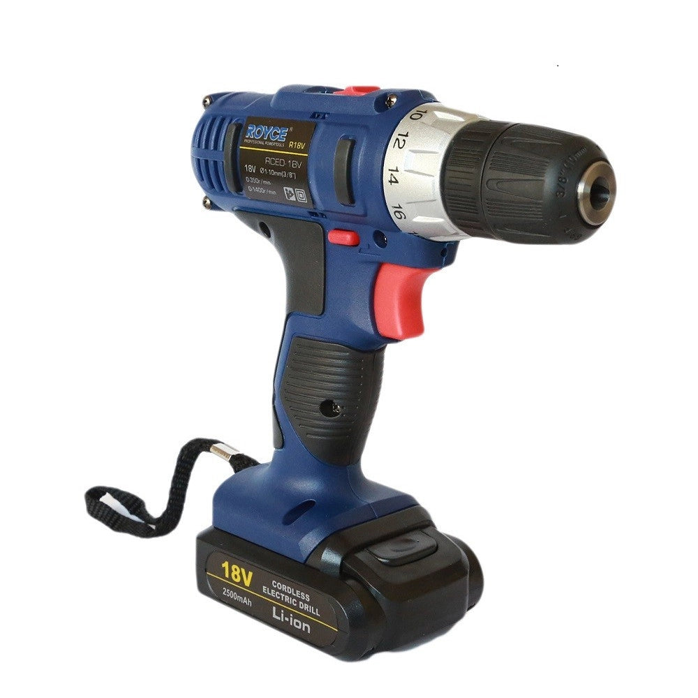 Trade Shop - Avvitatore Trapano A Batteria 18v 2 Batterie Litio Ricaricabile In Valigetta -