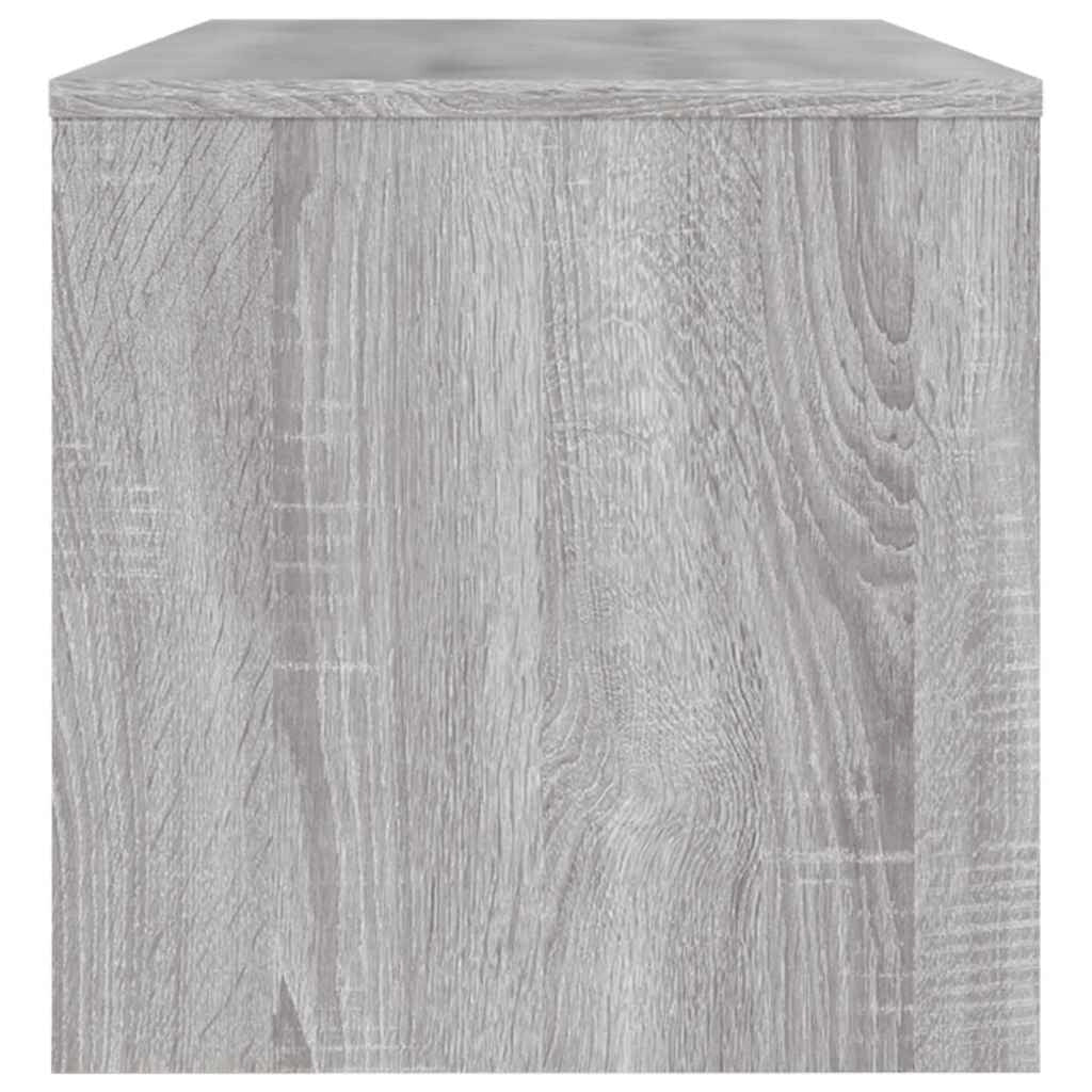 Mobile TV multimediale mensola TV credenza TV sala da pranzo soggiorno camera da letto Sonoma 120 x 34 x 37 cm legno ingegnerizzato grigio 02_0028377