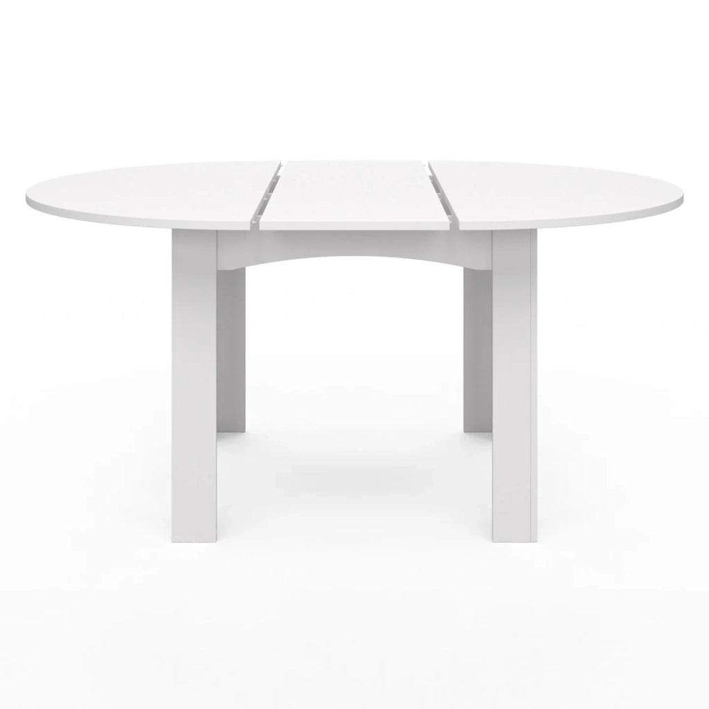 IDMarket - DONA mesa de comedor redonda extensible 4-8 personas blanco 110-150 cm