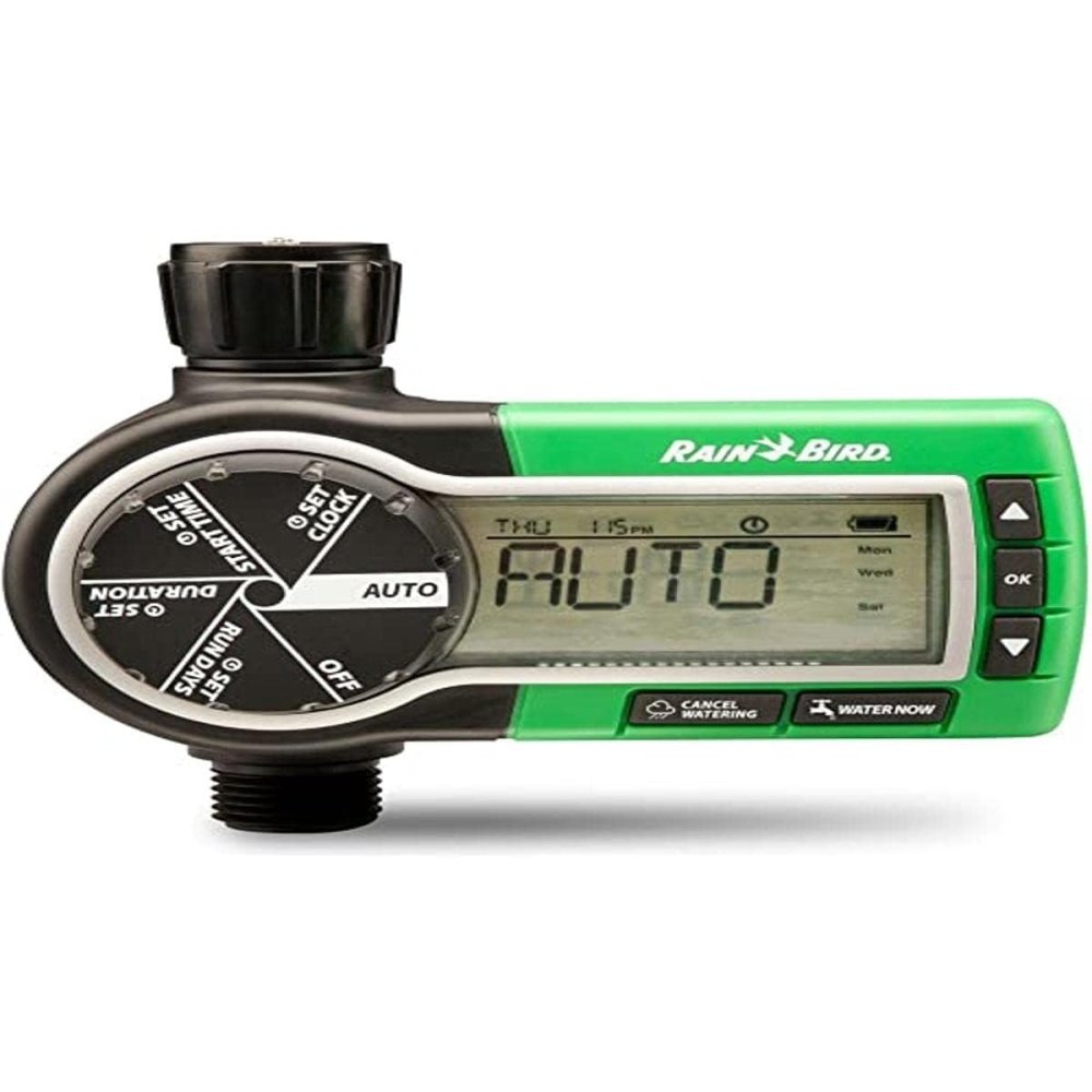 Rain bird zehtmr programmatore digitale installato al rubinetto