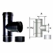 Raccordo tee f m/f inox nero d.0 80 b08xb7fq2n