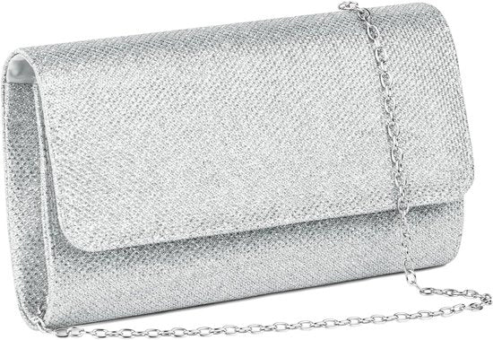 Borsa da donna, borsa da spalla con cerniera a catena, borsa da donna con disegno a fiori fucsia, borsa da braccio, borsa da donna per matrimoni, eventi, date, cocktail.