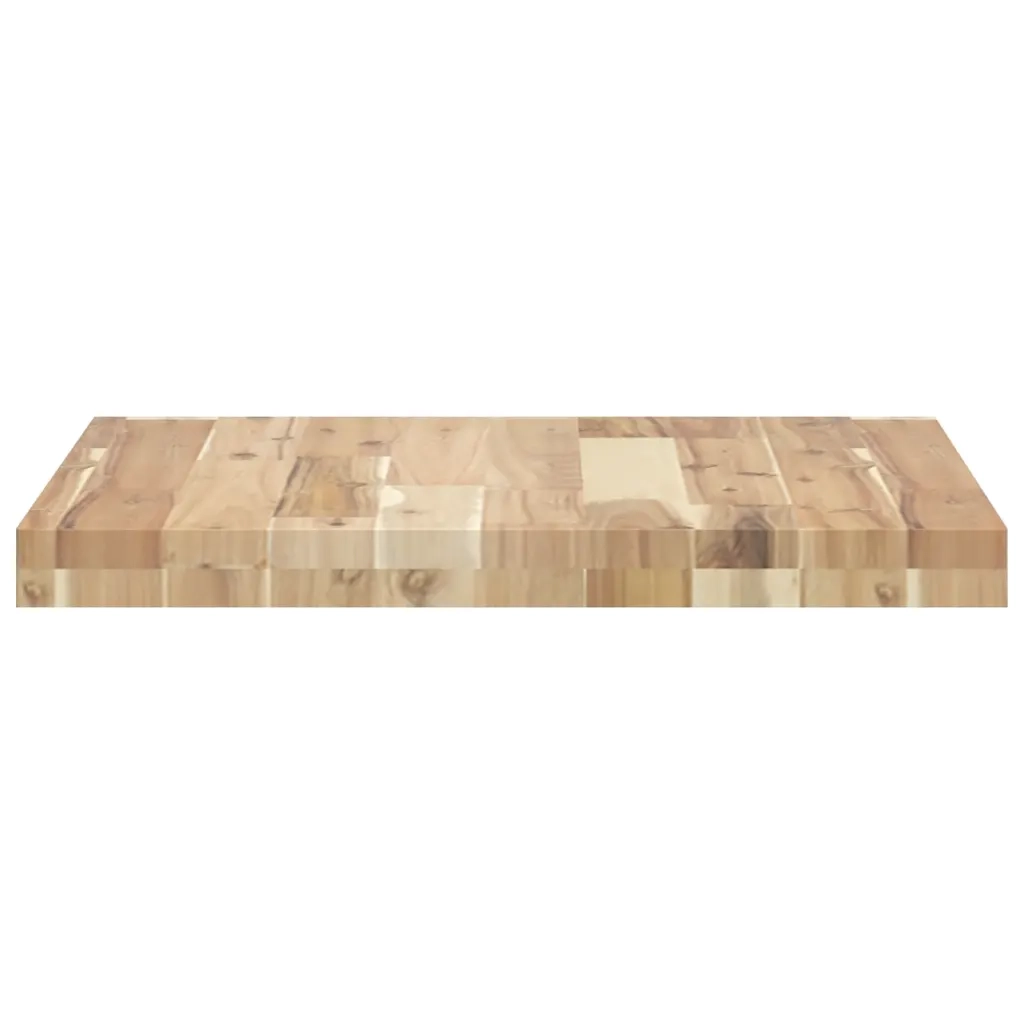 vidaXL Piano Tavolo Quadrato 50x50x4 cm in Legno Massello di Acacia
