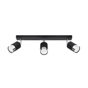 Faretto soffitto barra nero/cromo 3xGU10 Oscuro Pure Lume
