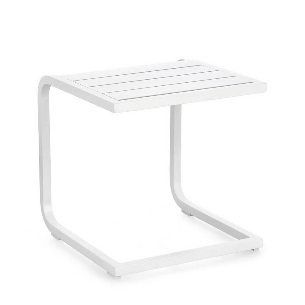 Set di 2 Tavolini da Giardino in Alluminio 40x40 cm - AURI
