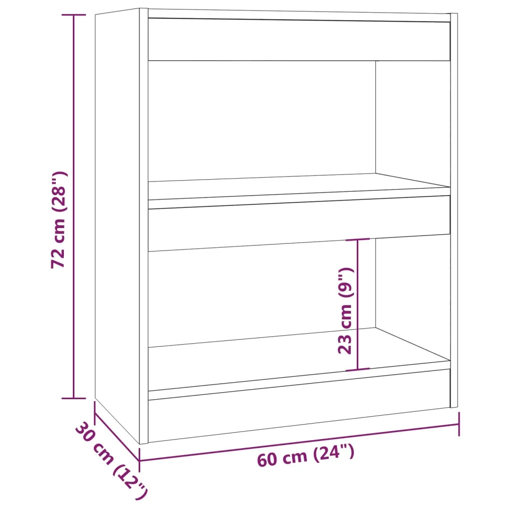Libreria/Divisorio Grigio Cemento 60x30x72 cm cod mxl 17959