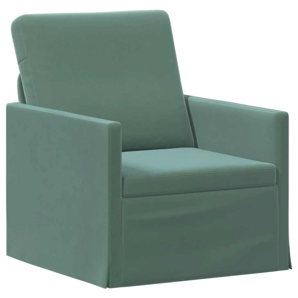 Set di divani 2 pcs Verde Mare Velluto (V) 3433214