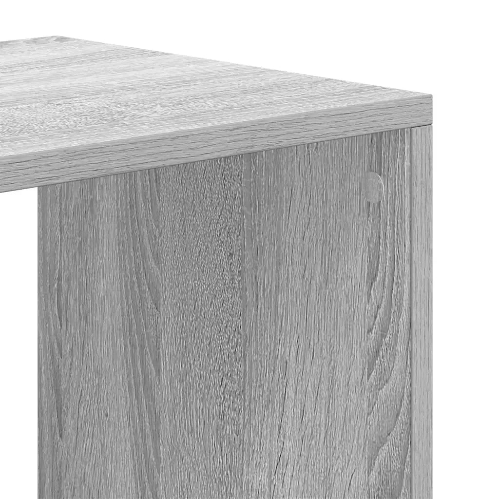 vidaXL Libreria Grigio Sonoma 66x31x112 cm in Legno Multistrato