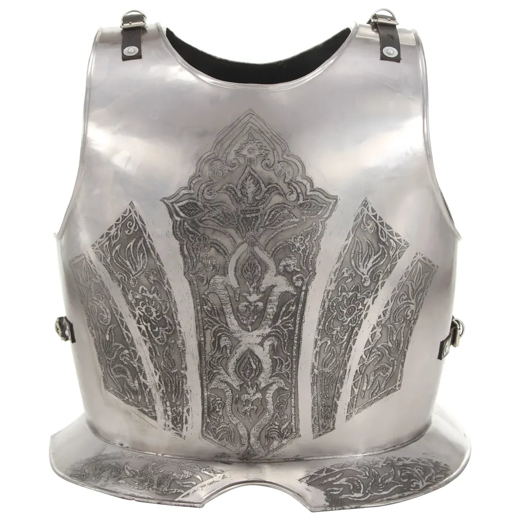 Corazza da Cavaliere Medievale Replica LARP Argento in Acciaio CFW5187313