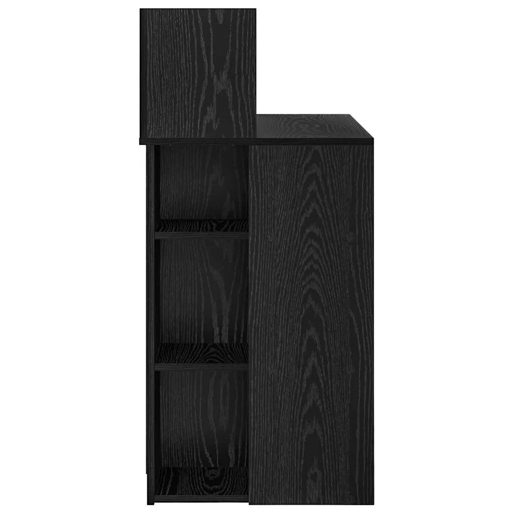 Scrivania | Tavolo da Ufficio Rovere Nero 90 x 48 x 101,5 cm Legno multistrato