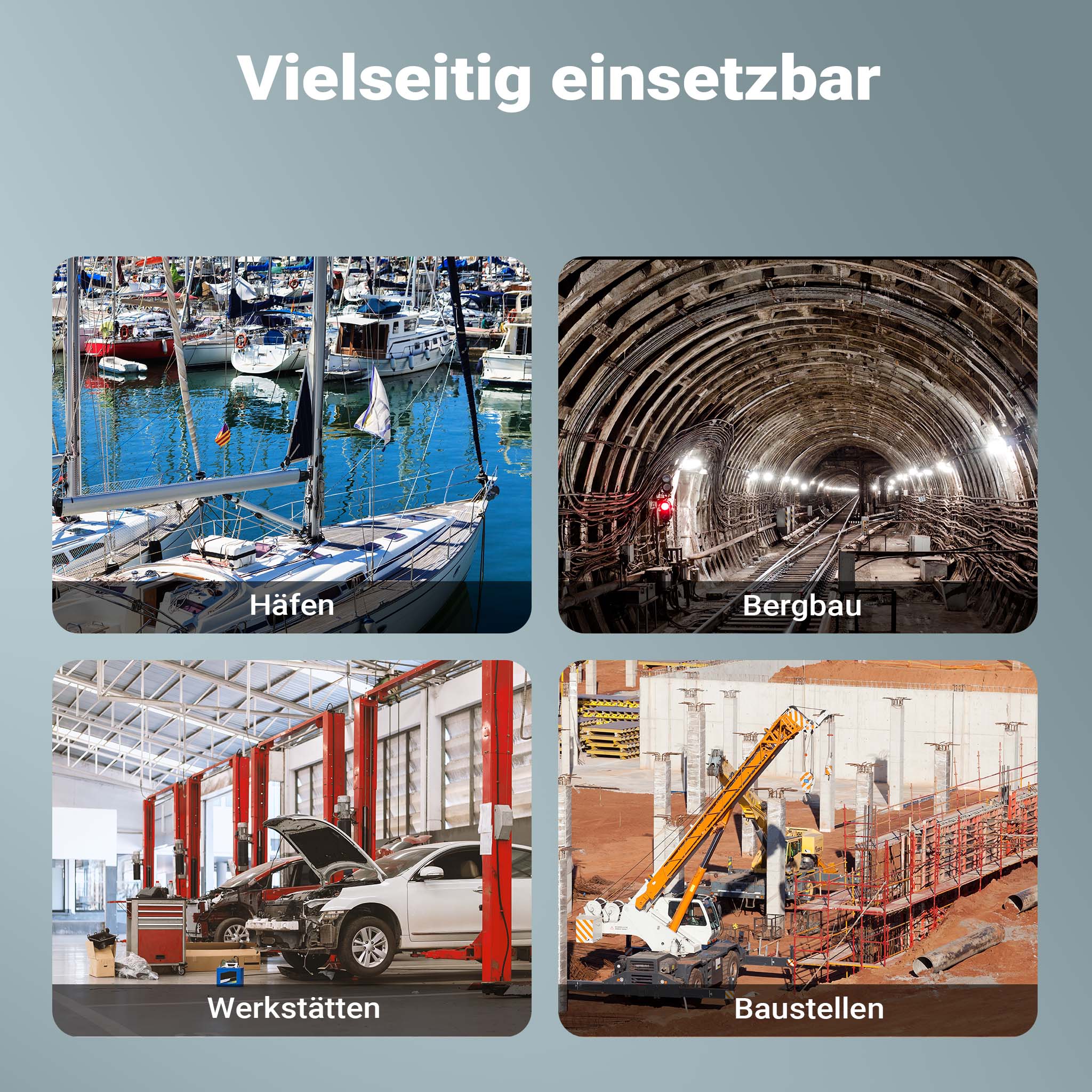 Paranco a catena manuale, max 1000 kg, con catena di 3 m, per sollevamento di carichi pesanti