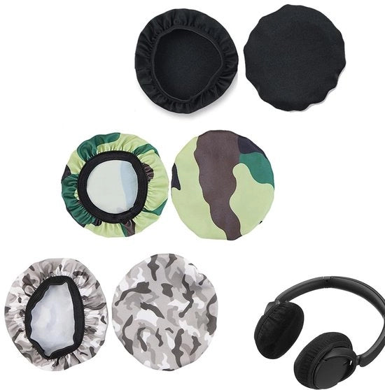 Cuffie in silicone adesivi per orecchie - protettivi, adesivi, lavabili, elastici e riciclabili - idonei per orecchie da 9 a 10,5 cm