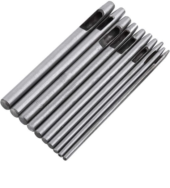 Perforatrice 10 st - Set di Perforatrici in Pelle - Perforatrice per Pelle