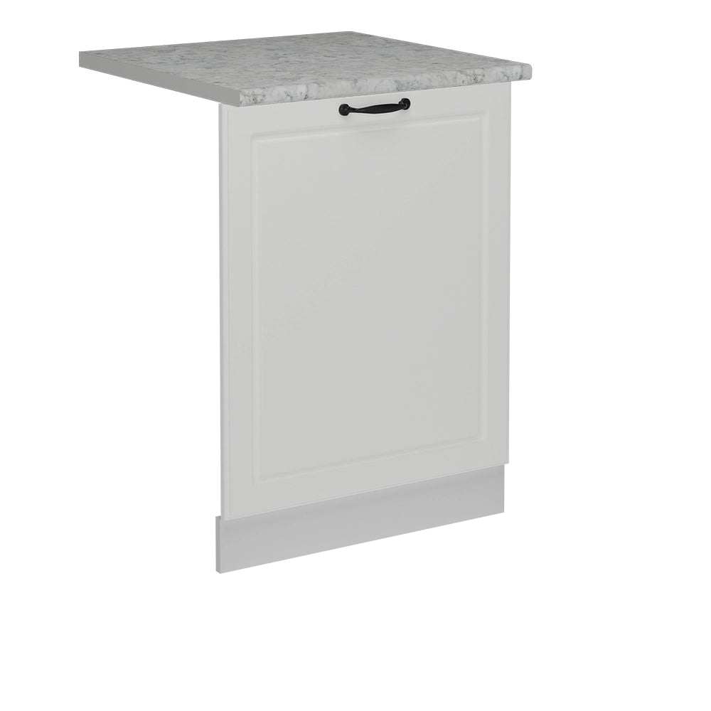 Pannello frontale della lavastoviglie R-Line Bianco rustico/Bianco 60 cm, PL Marmo Vicco