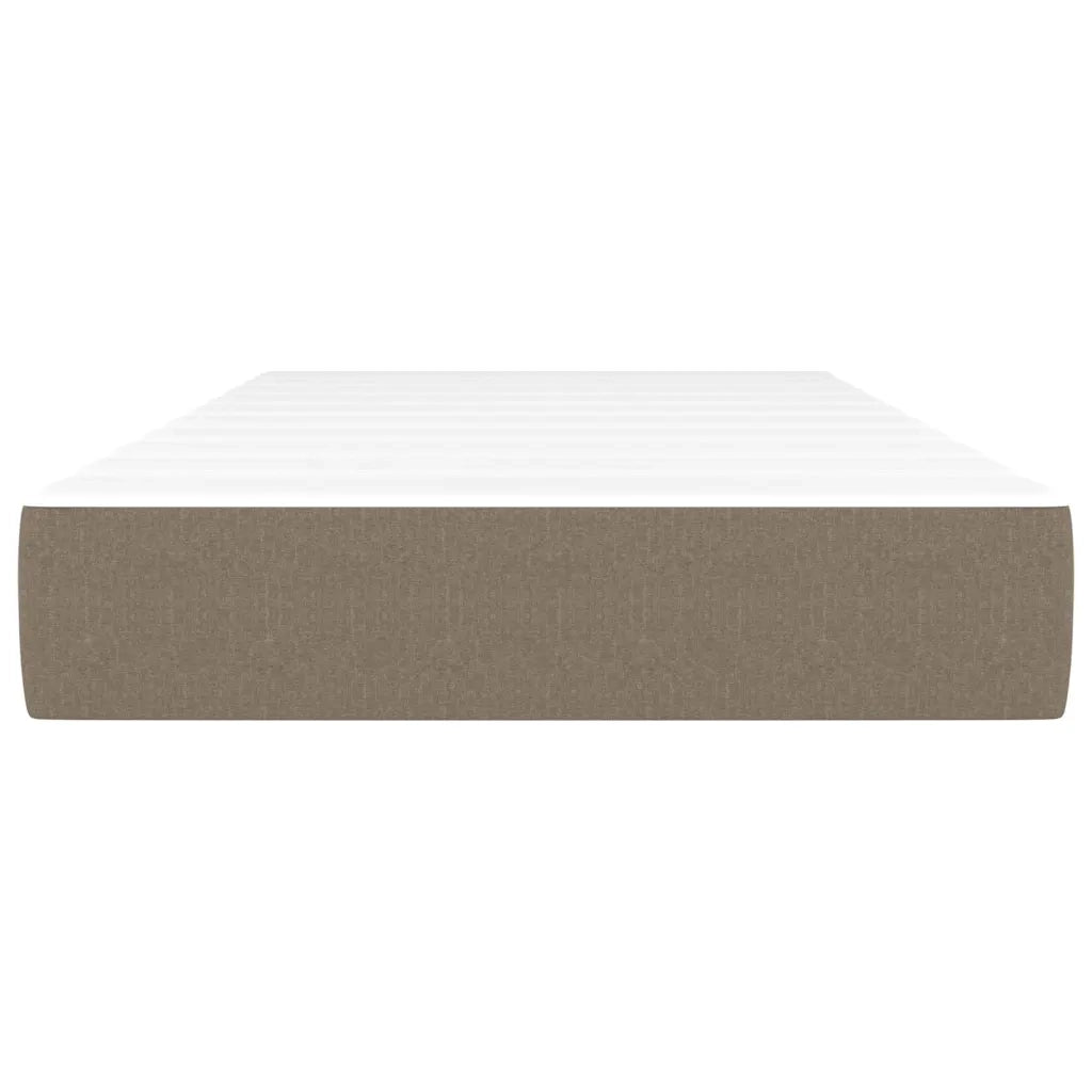 Materasso a Molle Insacchettate-Materasso per letto Grigio Tortora 80x200x20 cm