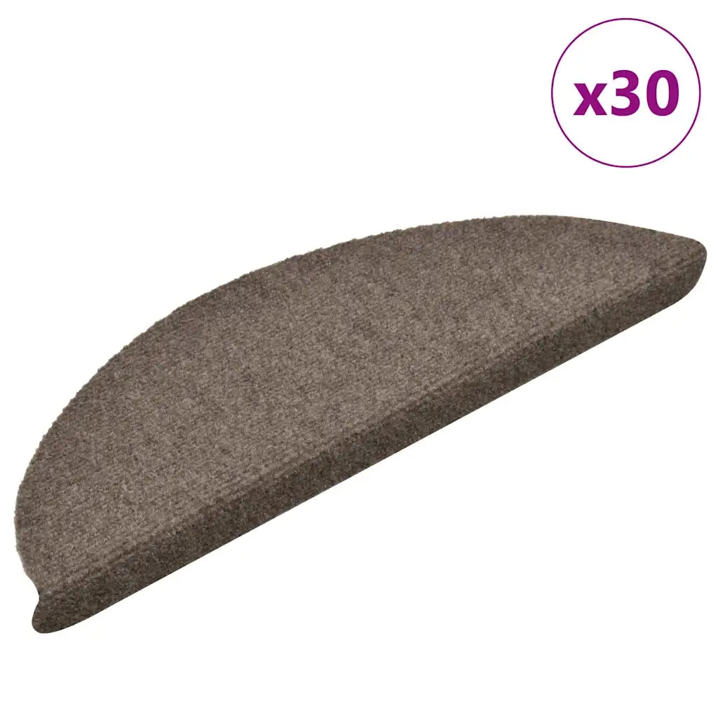 Tappetini Autoadesivi per Scale 30 pz Crema 56x17x3 cm