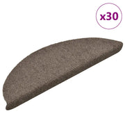 Tappetini Autoadesivi per Scale 30 pz Crema 56x17x3 cm