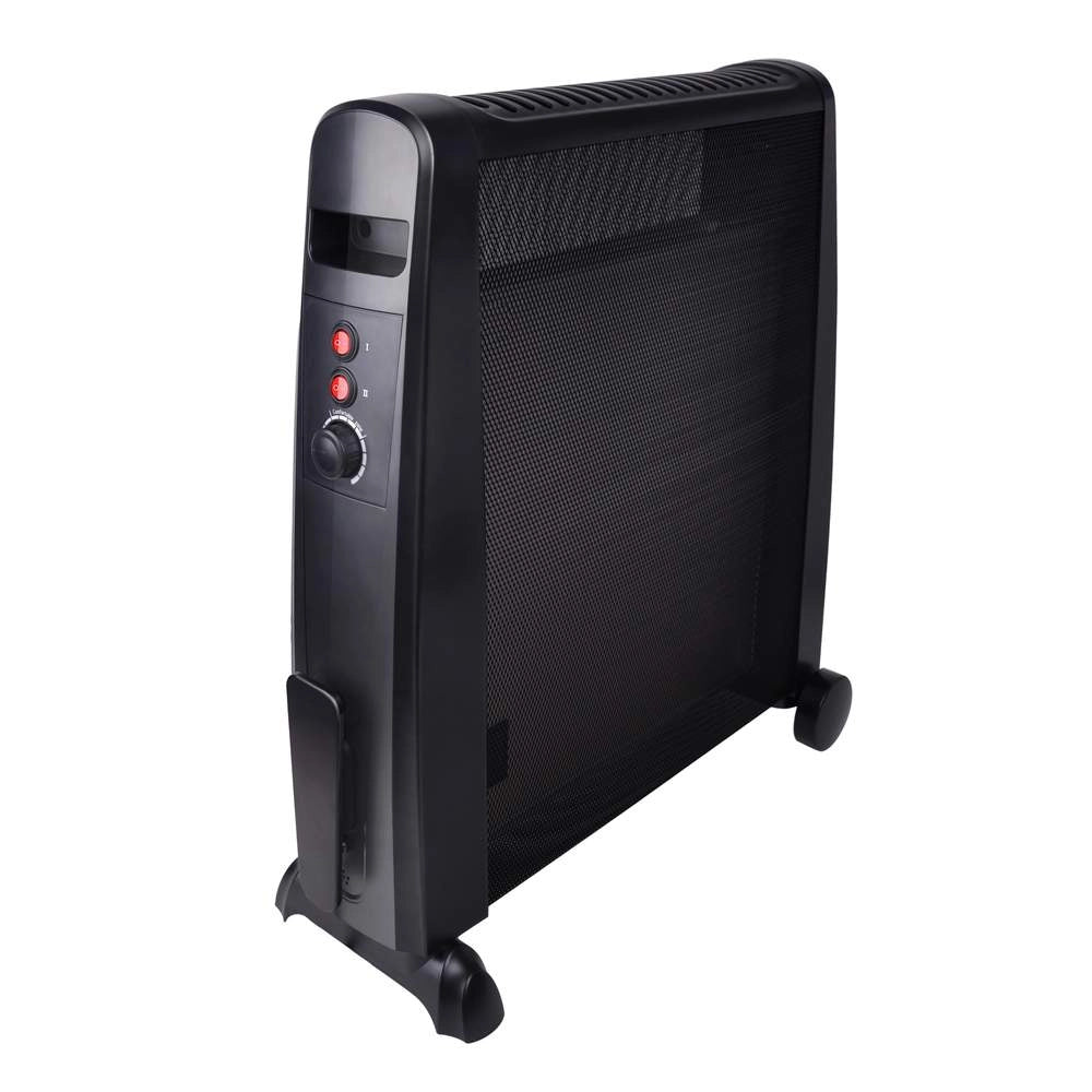 Radiatore Elettrico in Mica Nero 1200W ROMEO