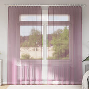 vidaXL Tende in Voile con Tasche per Aste 2 pz Viola