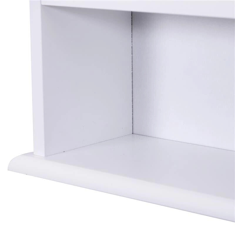 ARMADIETTO PENSILE DA BAGNO CON SPECCHIO BIANCO 56 X 13 X 58 CM