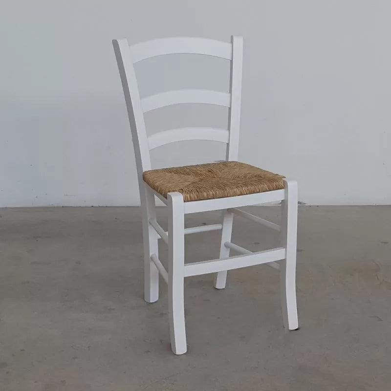 Set 2 sedie campagnola legno/paglia laccata minimo ordine 2 pezzi (1007) - Mobili 2G