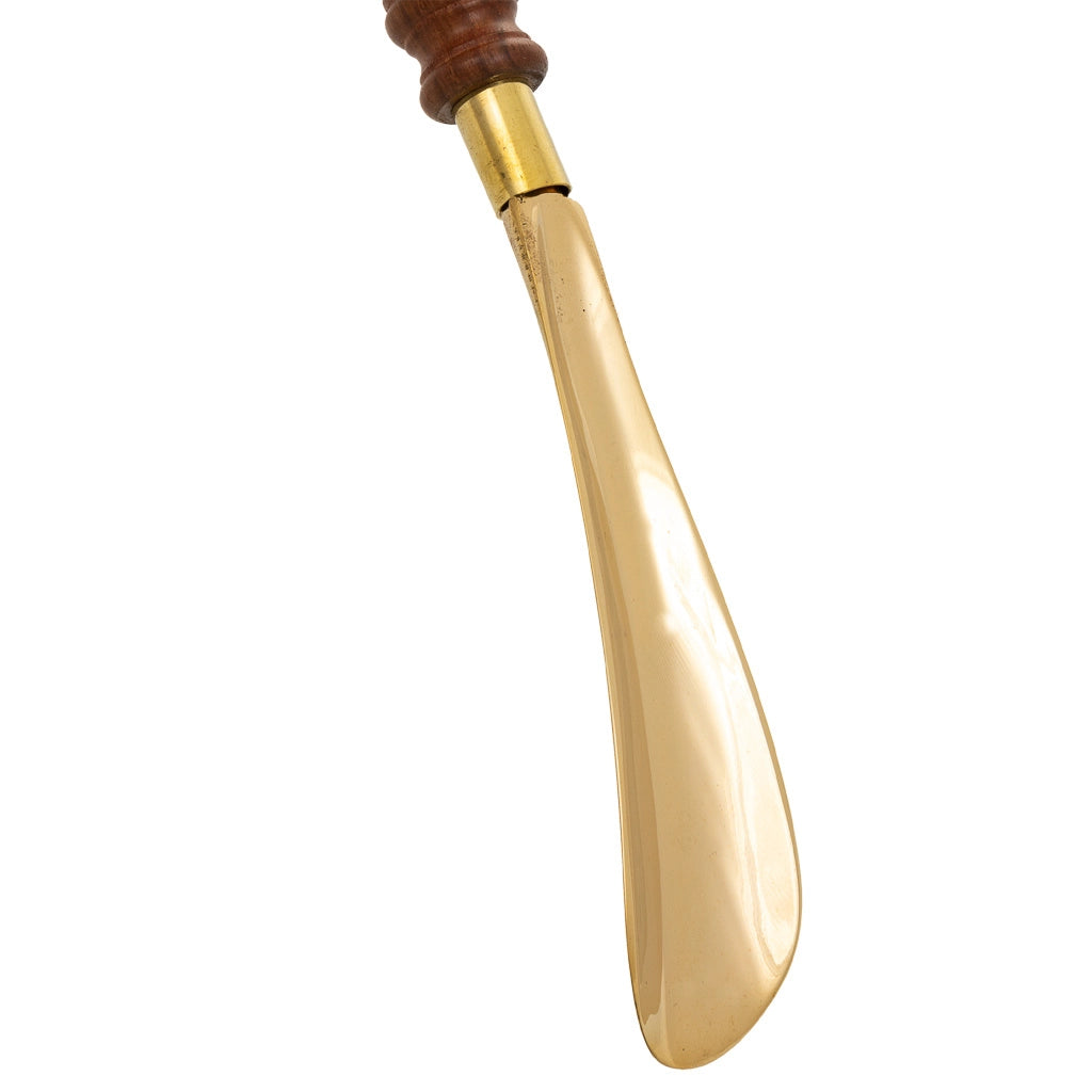 Levascarpe manuale in legno e metallo dorato 26