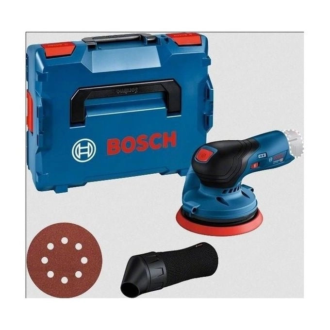 Bosch 0 601 372 100 GEX 12V-125 Professional Levigatrice rotoorbitale a batteria 12 V 10000 giri-min Velcro colore Nero Blu Rosso