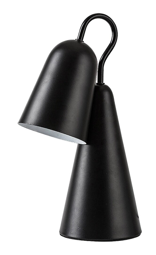 Lampada da tavolo moderna nera orientabile E14 40W Rabalux