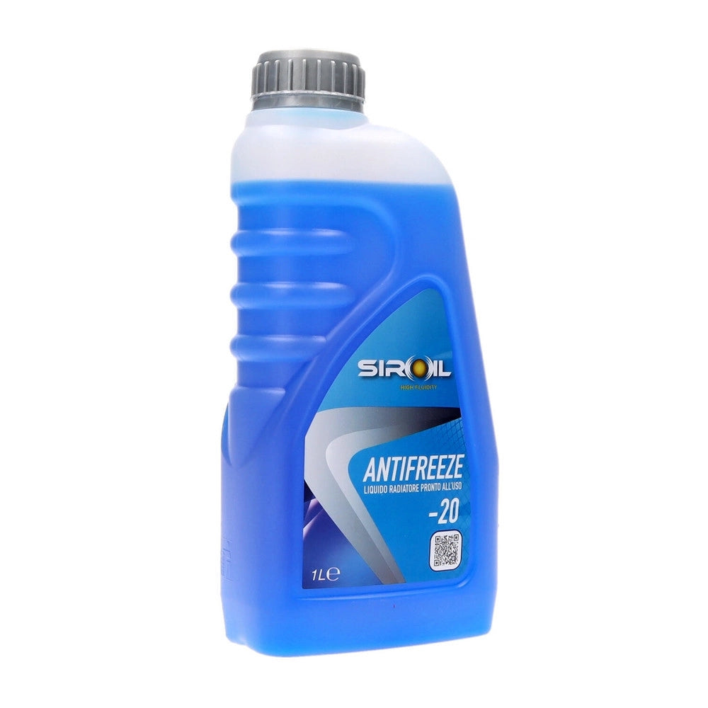 Trade Shop - Liquido Per Radiatore Radiatori Pronto All'uso Antifreeze -20 Blu 1 Lt Sir-antf -
