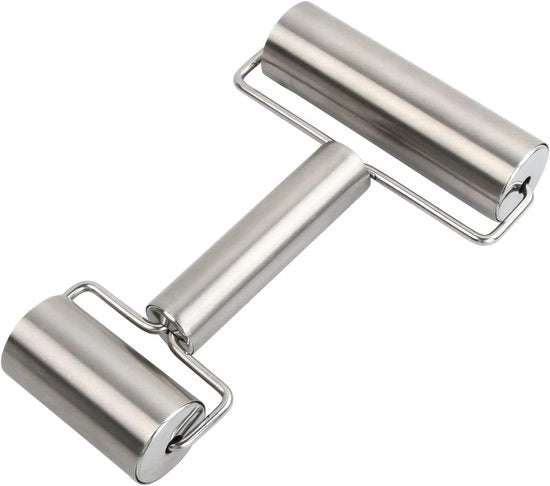 Set di impastatrice in acciaio inossidabile - Impastatrice piccola con rivestimento antiscivolo - Mini-impastatrice multifunzionale - Manico - Cottura in cucina - Peso leggero 156g