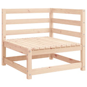 Divani ad Angolo da Giardino 2 pz con Cuscini in Legno di Pino 807289