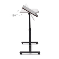 Tavolo per laptop netbook con rotelle 2013098