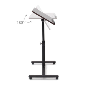 Tavolo per laptop netbook con rotelle 2013098