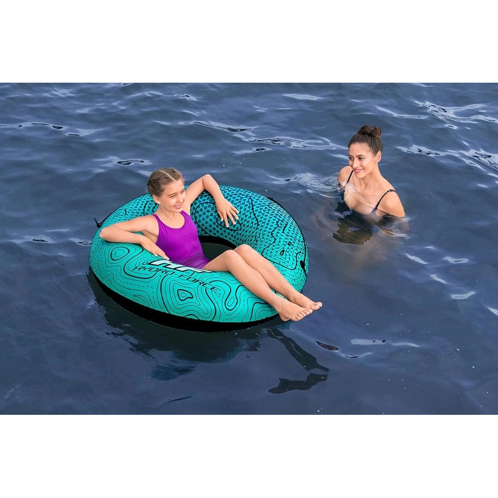 Trade Shop - Salvagente Ciambella Gonfiabile Con Motivi Ondulati Breeze Rider 106x106x27cm 36401 -