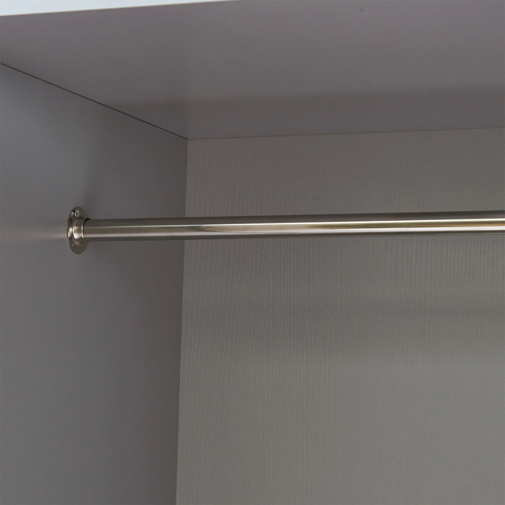 Armadio Guardaroba Eiselfing 176 x 80 x 52 cm Grigio [en.casa]